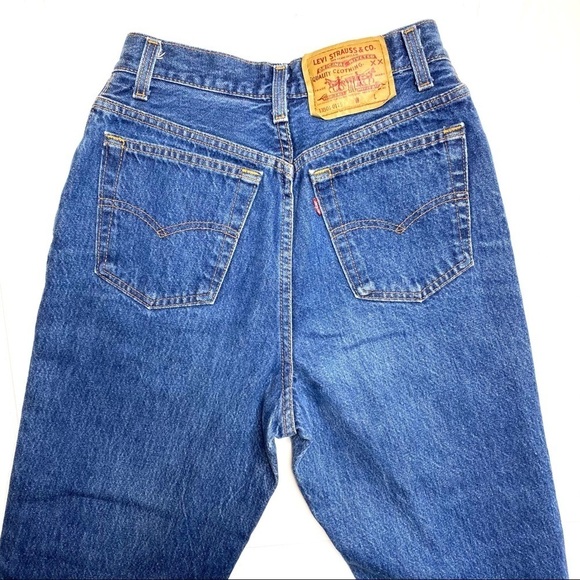 Vintage Levis High Rise Tapered Button Fly Jean - Picture 5 of 15